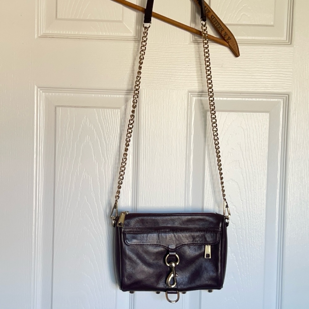 Rebecca Minkoff Mini M.A.C Purple Leather
